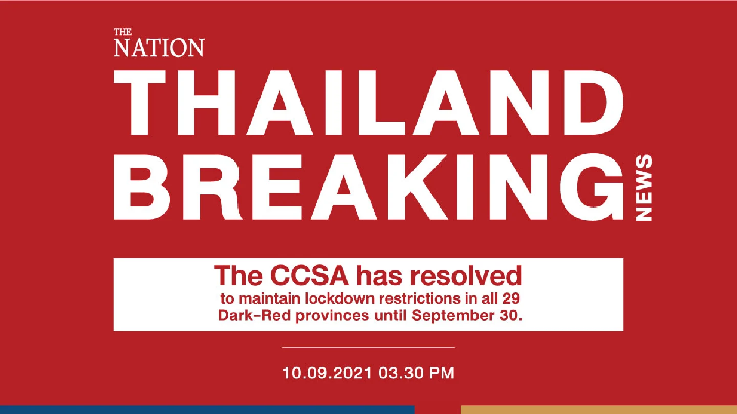 CCSA extends controls in Dark Red provinces till Sept 30