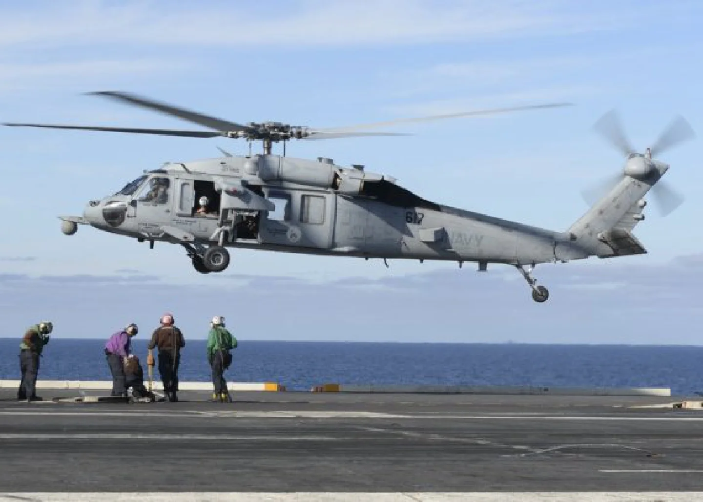 U.S. Navy says five dead after helicopter crash off California coast