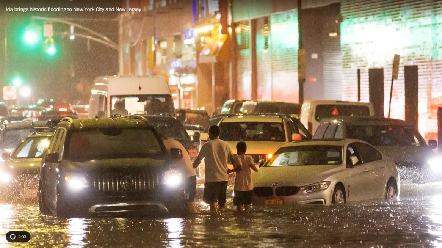At least 17 dead as Hurricane Ida remnants spark floods in New York, New Jersey At least 17 dead as Hurricane Ida remnants spark floods in New York, New Jersey