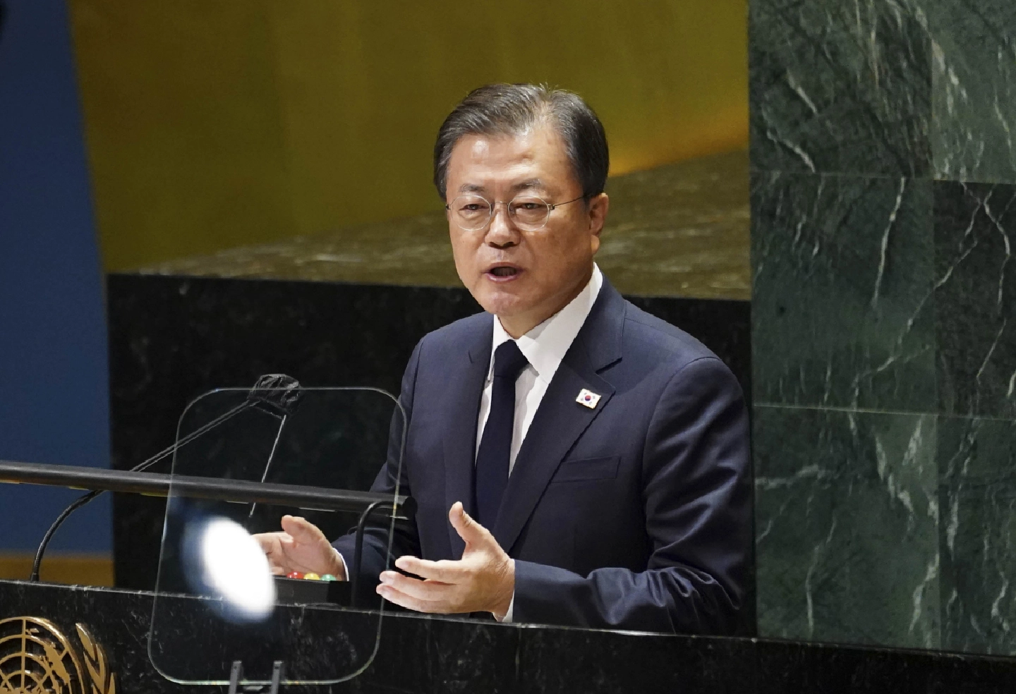 Moon proposes formal end to Korean War for irreversible progress in denuclearization efforts