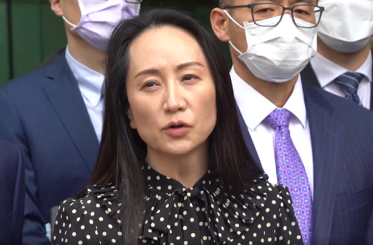 On journey home, Meng says "without strong motherland, no freedom today" On journey home, Meng says "without strong motherland, no freedom today"