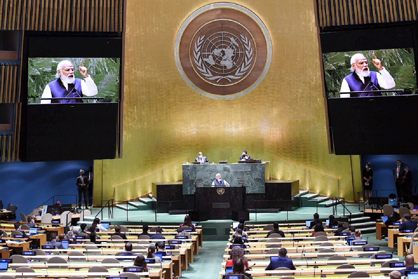 Terrorism equally big threat for those using it as political tool: PM Modi at UNGA Terrorism equally big threat for those using it as political tool: PM Modi at UNGA
