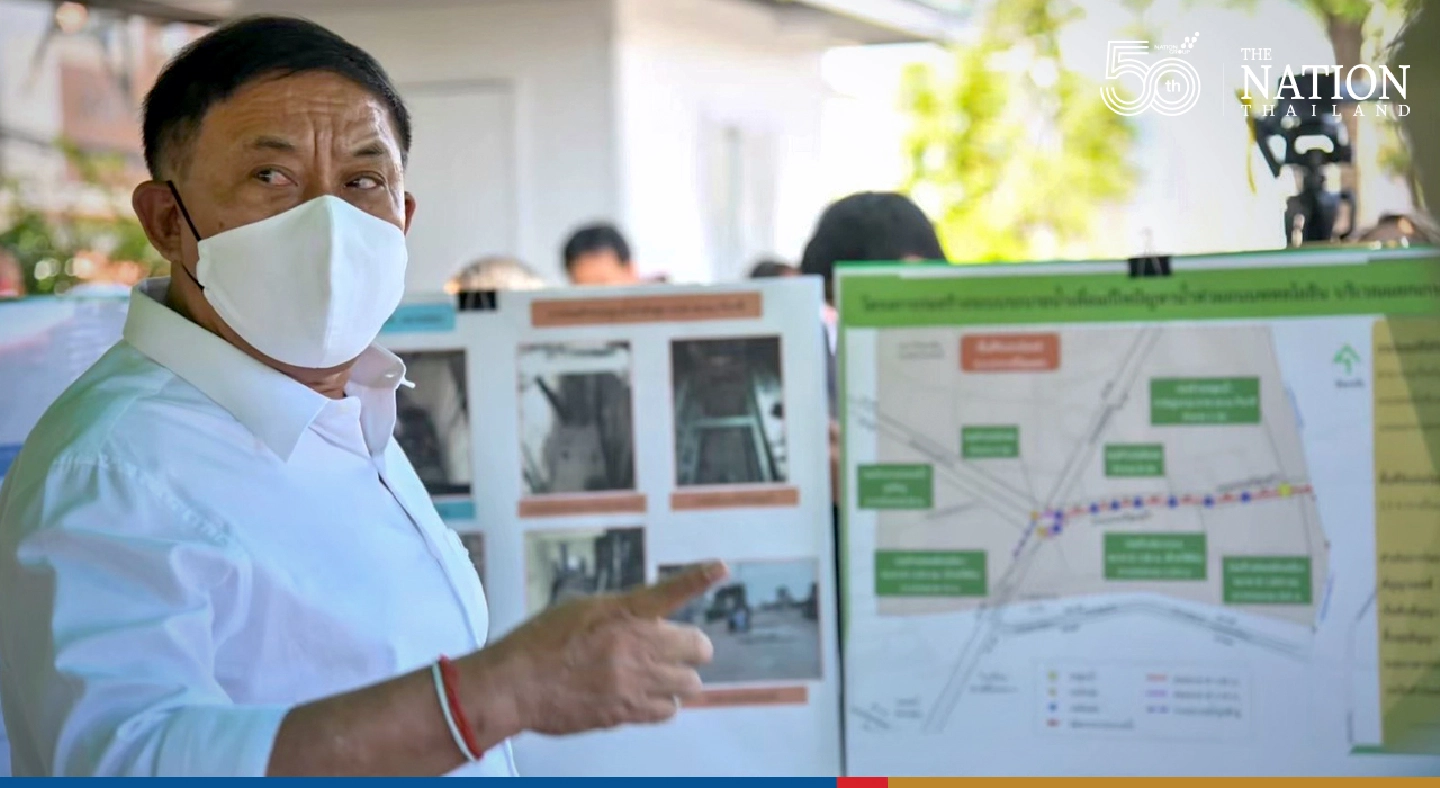 BMA officials checking Chao Phraya’s flood levees, water levels not yet at danger mark