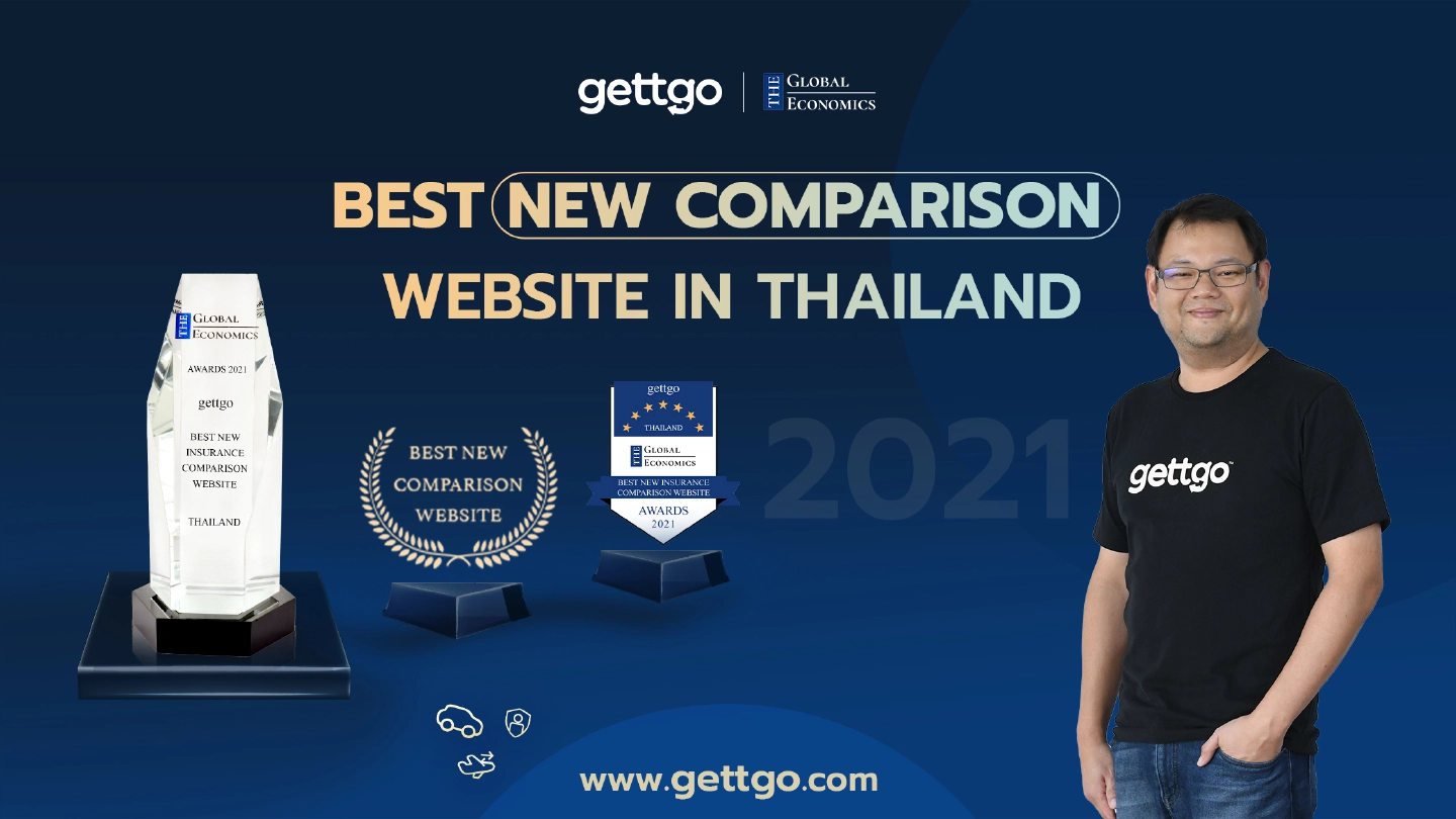 gettgo wins Best New Comparison Website in Thailand 2021 Award gettgo wins Best New Comparison Website in Thailand 2021 Award