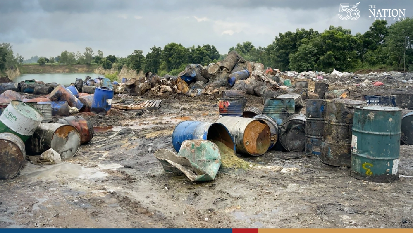 Dumped industrial chemicals poison Lopburi water supply