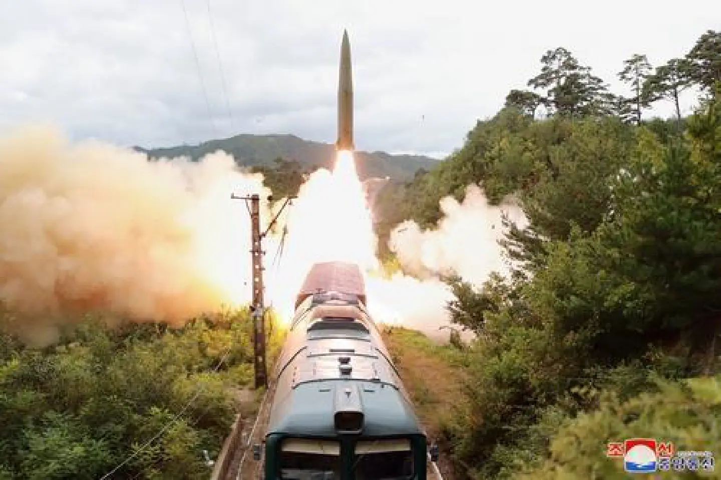 NK says ballistic missiles tested from new rail-borne system