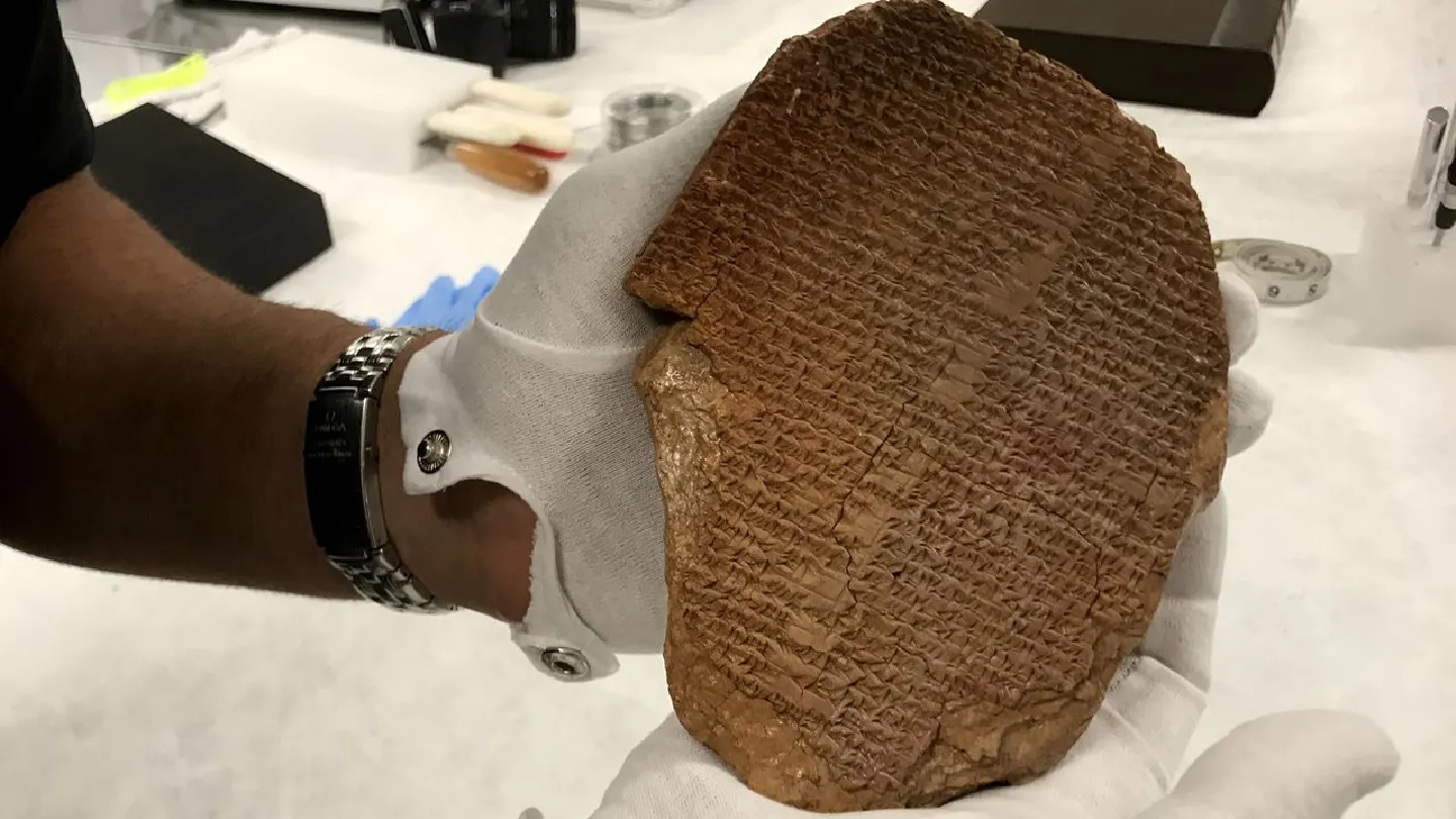 Hobby Lobbys forfeited Gilgamesh tablet is headed back to Iraq, and authorities hope it will be a warning to smugglers