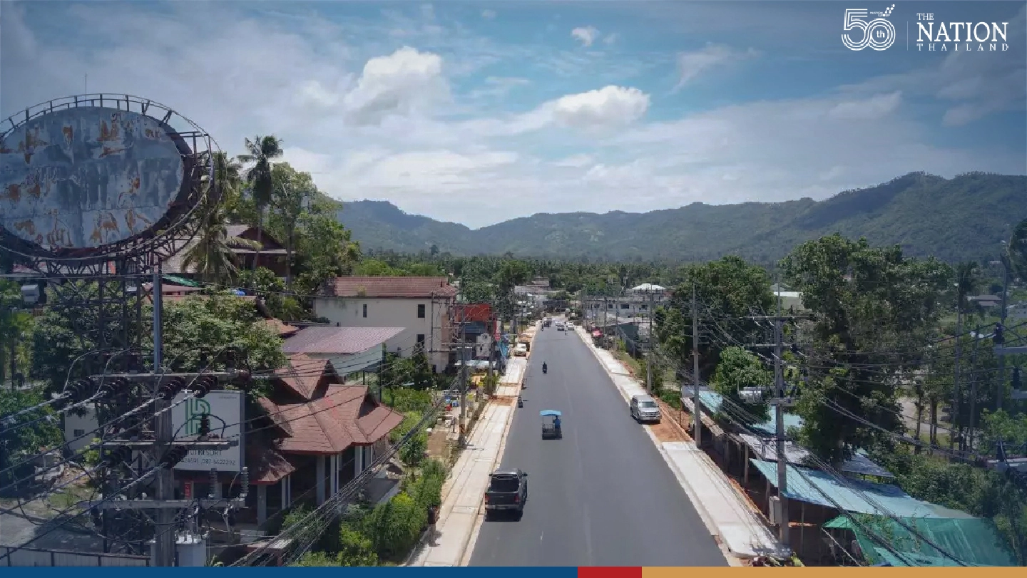 50km highway in Koh Samui expected to be fully ready next year 50km highway in Koh Samui expected to be fully ready next year