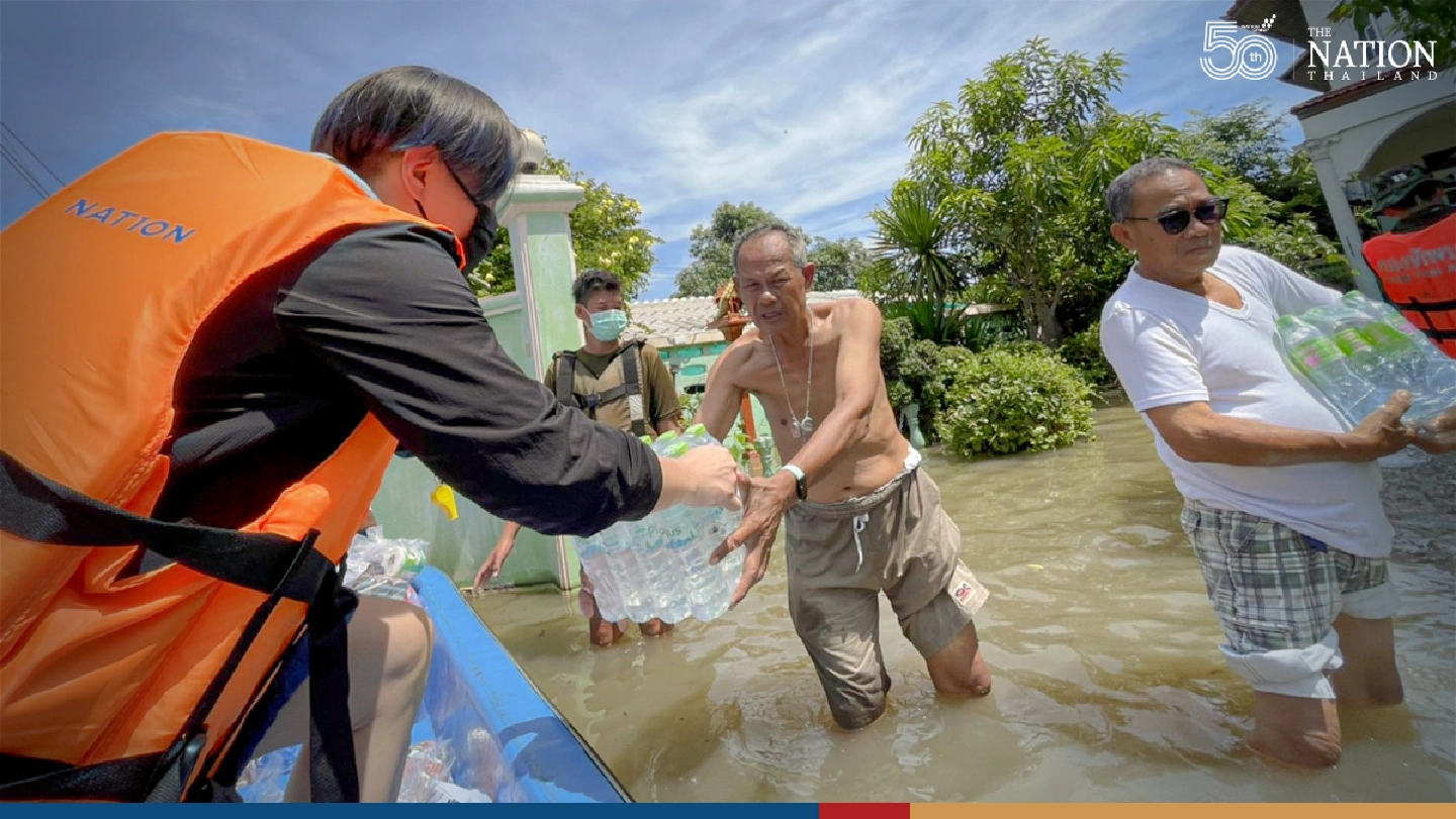 Nation CEO Shine leads mission to deliver survival bags to flood victims