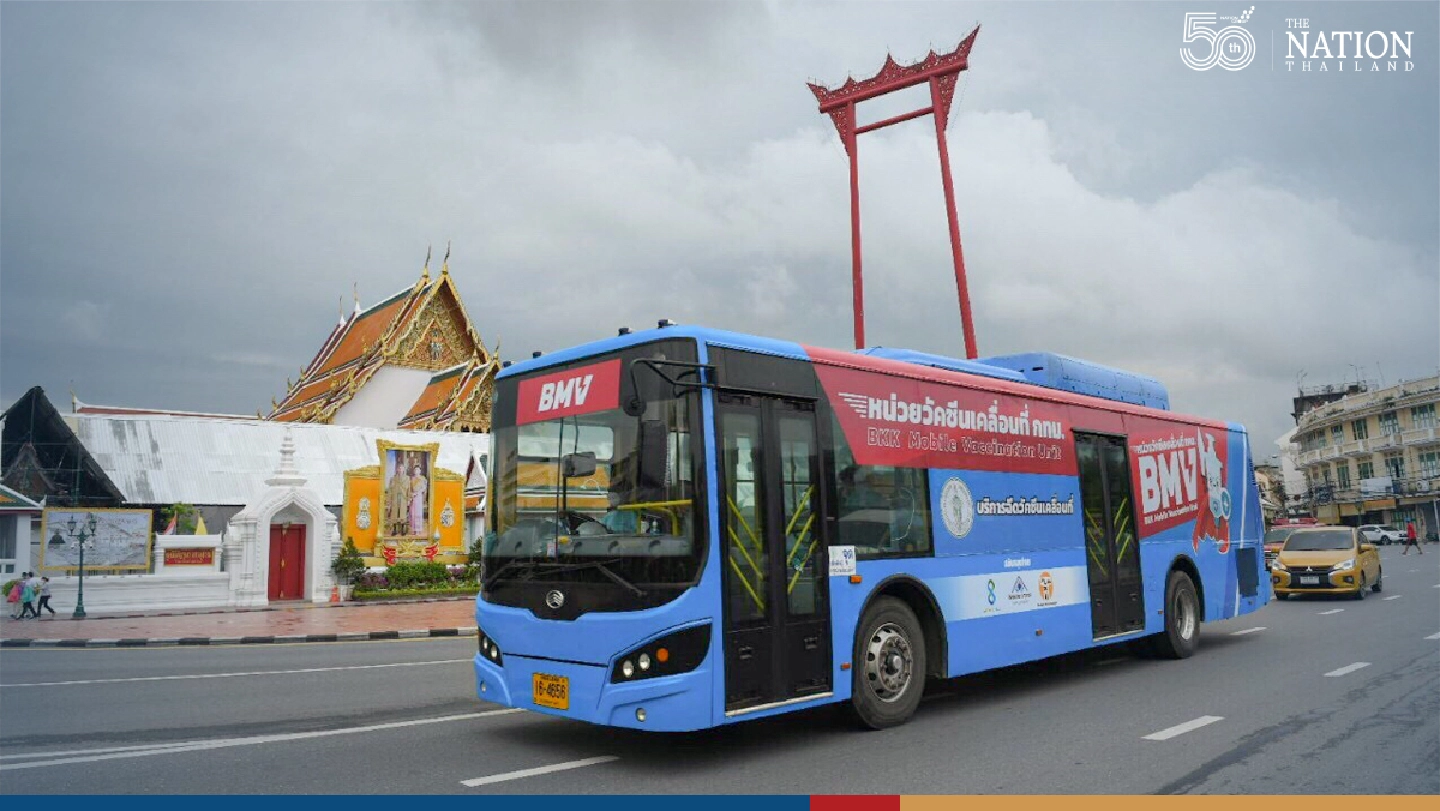 Jab bus rolls out to inject hope for homeless and vulnerable Bangkokians Jab bus rolls out to inject hope for homeless and vulnerable Bangkokians