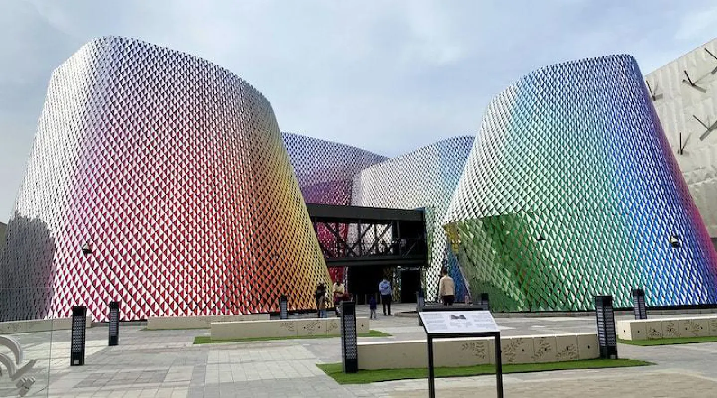 For artist Rashid Rana, the Pakistan Pavilion facade represents the countrys diversity