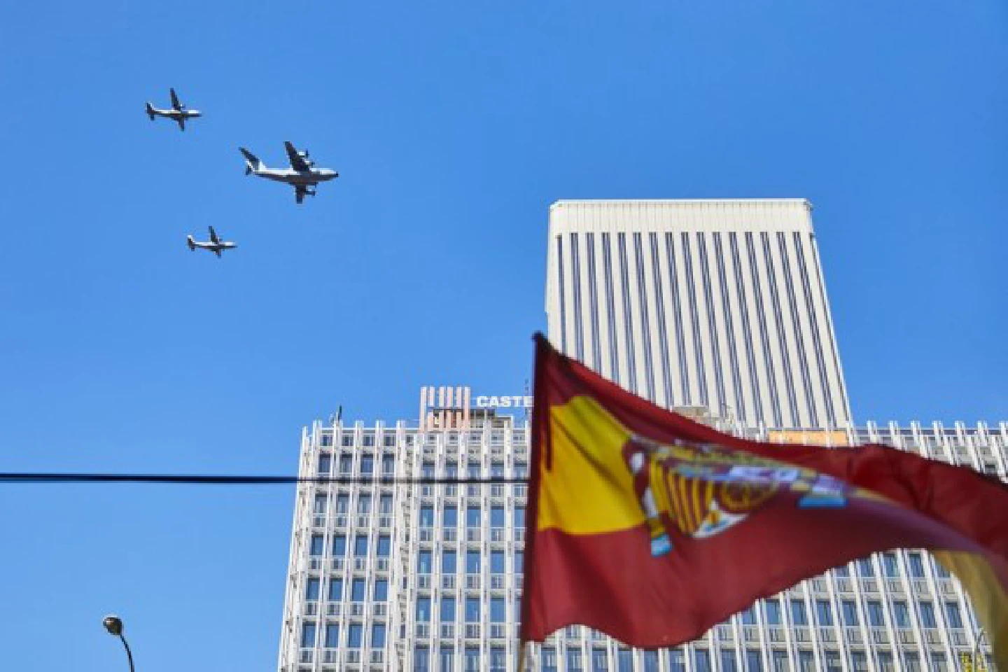 Spain celebrates National Day with military parade Spain celebrates National Day with military parade