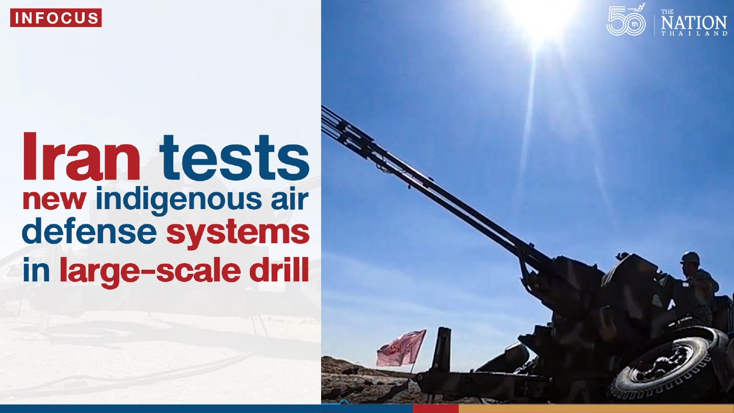 Iran tests new indigenous air defense systems in large-scale drill