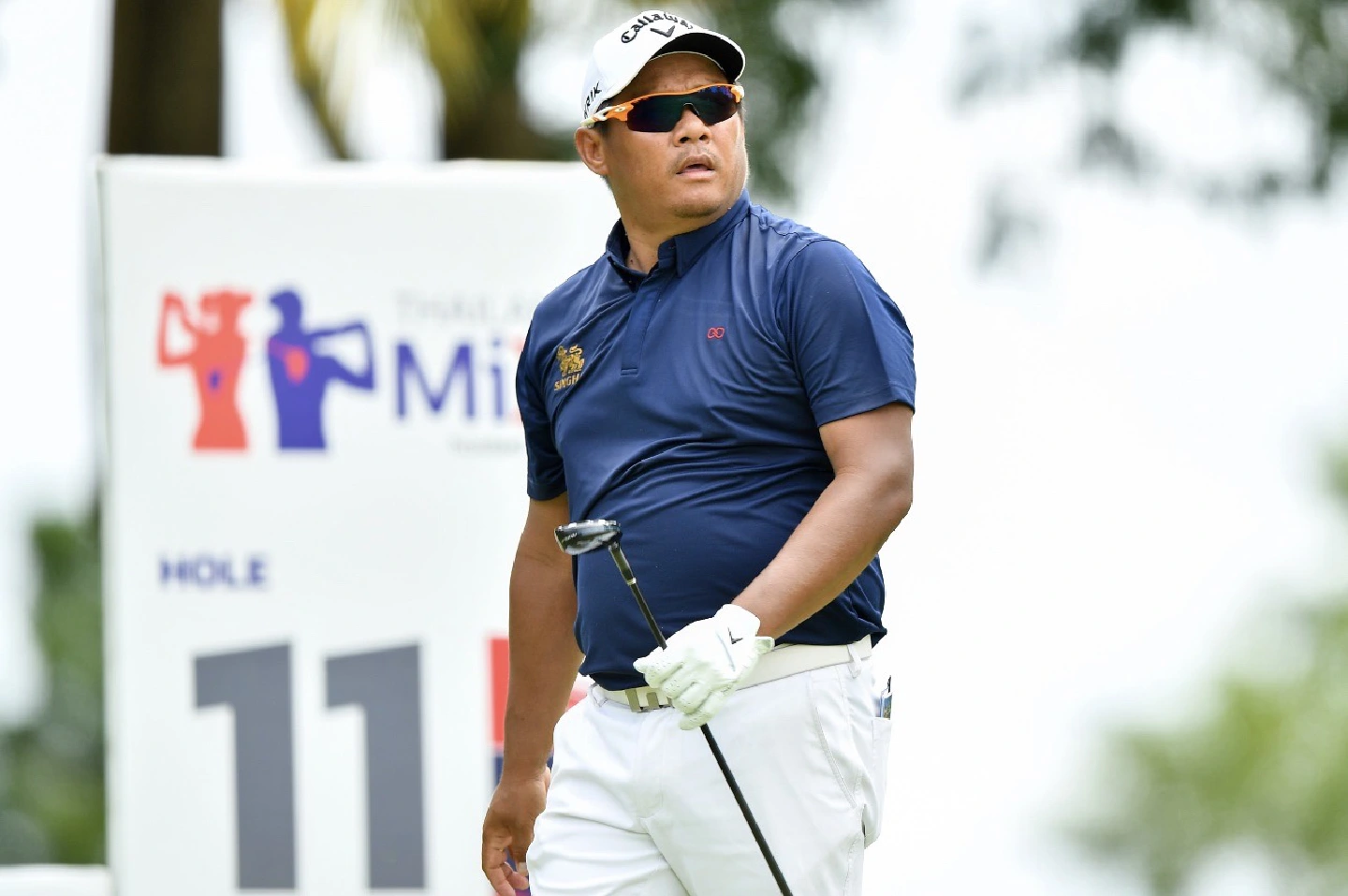 Chapchai grabs a stroke lead over teenage girl Chanettee heading to the Thailand Mixed Final