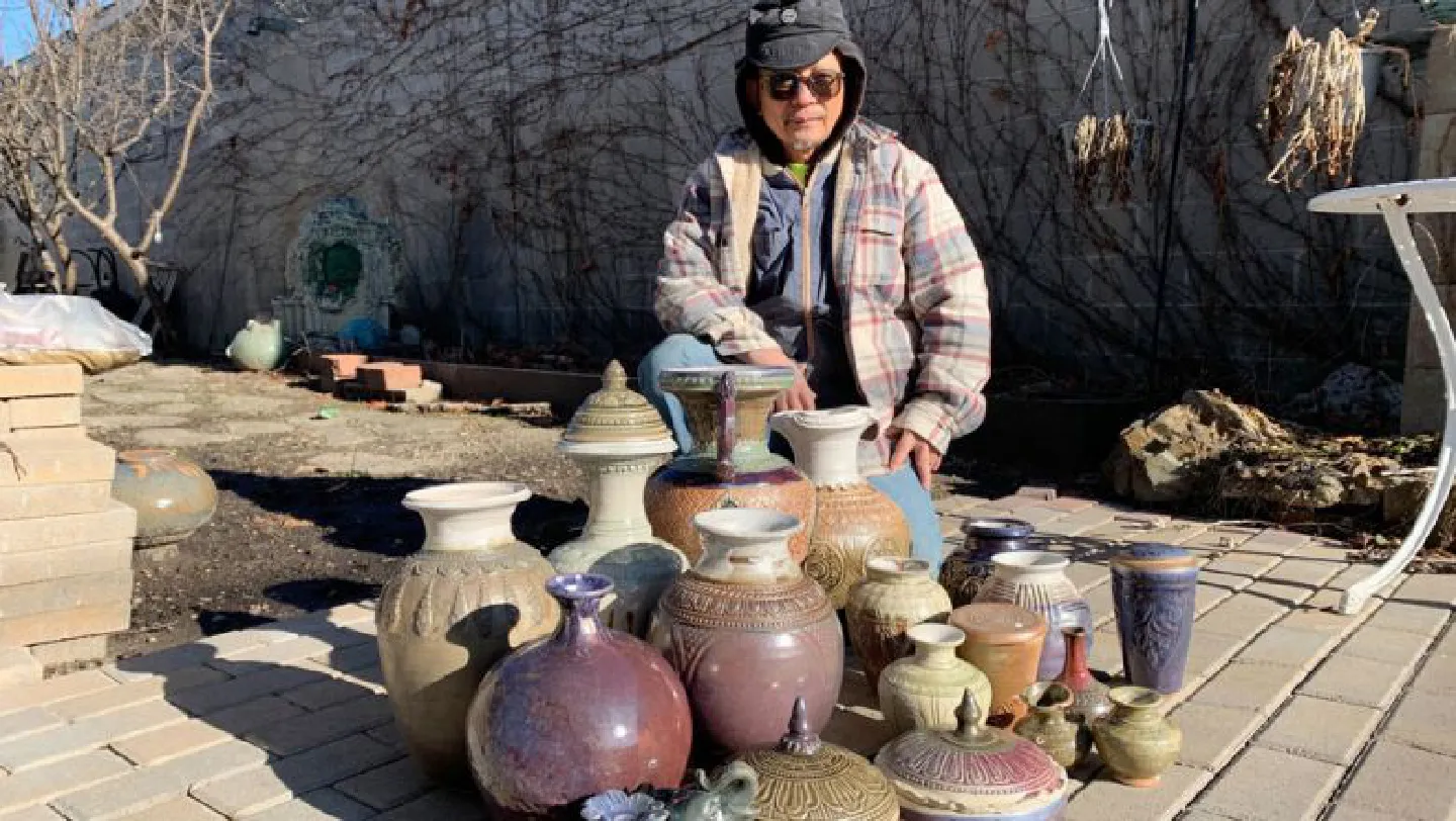 Master ceramist protects Khmer pottery traditions as lifetime legacy
