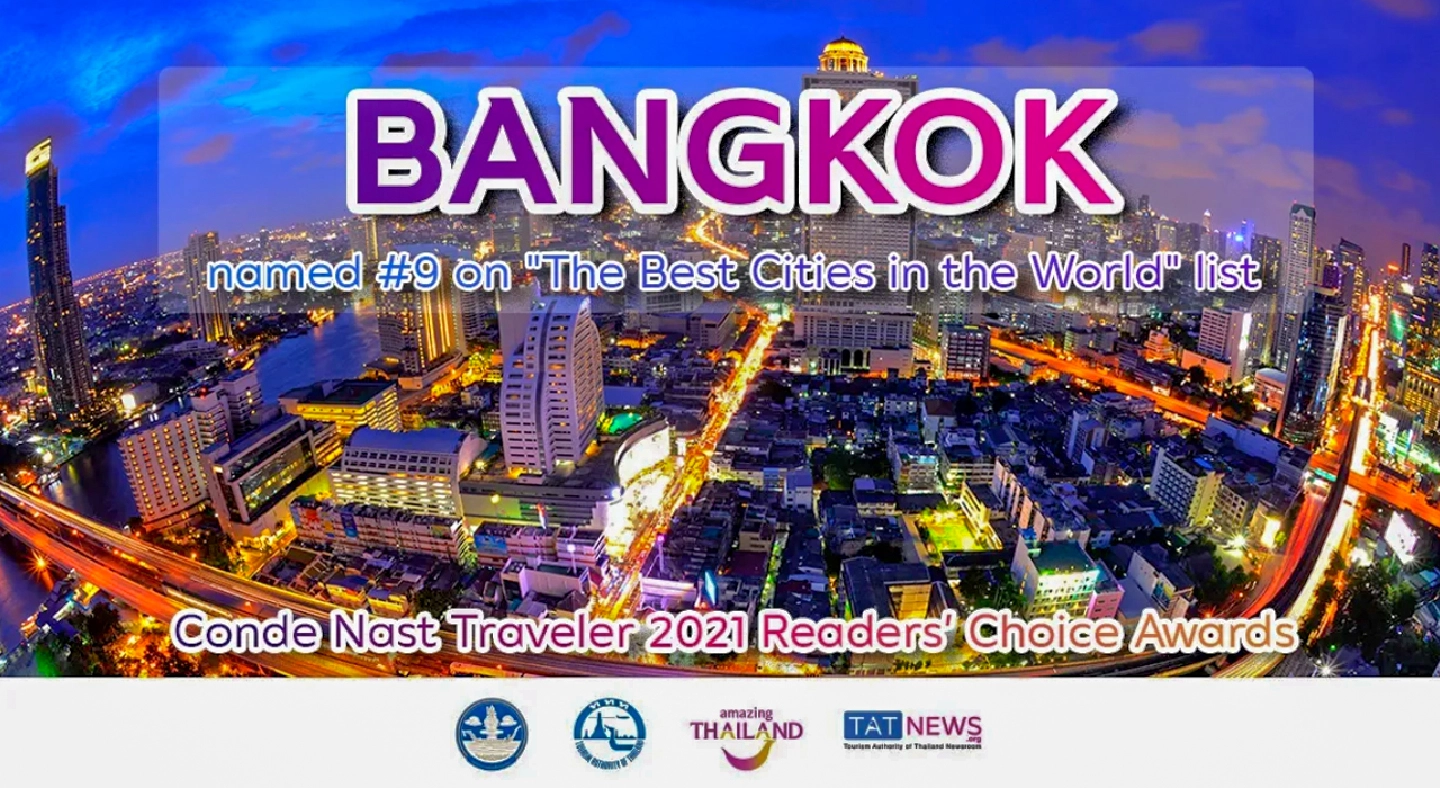 Conde Nast Traveler readers honour Thailand with top placings in 2021 Conde Nast Traveler readers honour Thailand with top placings in 2021