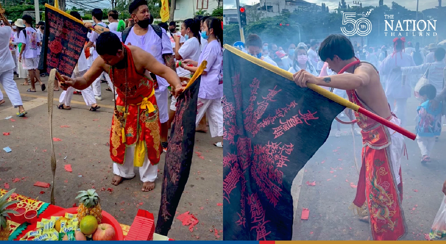 Phuket vegetarian fest gets underway with strict safety measures Phuket vegetarian fest gets underway with strict safety measures