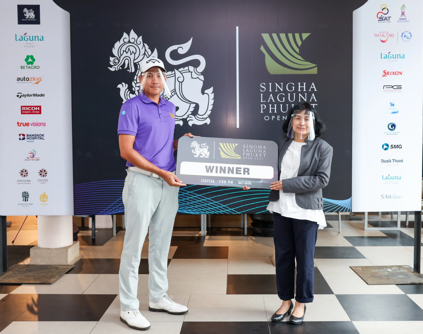 Ratchapol lead his team to claim the victory in the Singha Laguna Phuket Open 2021