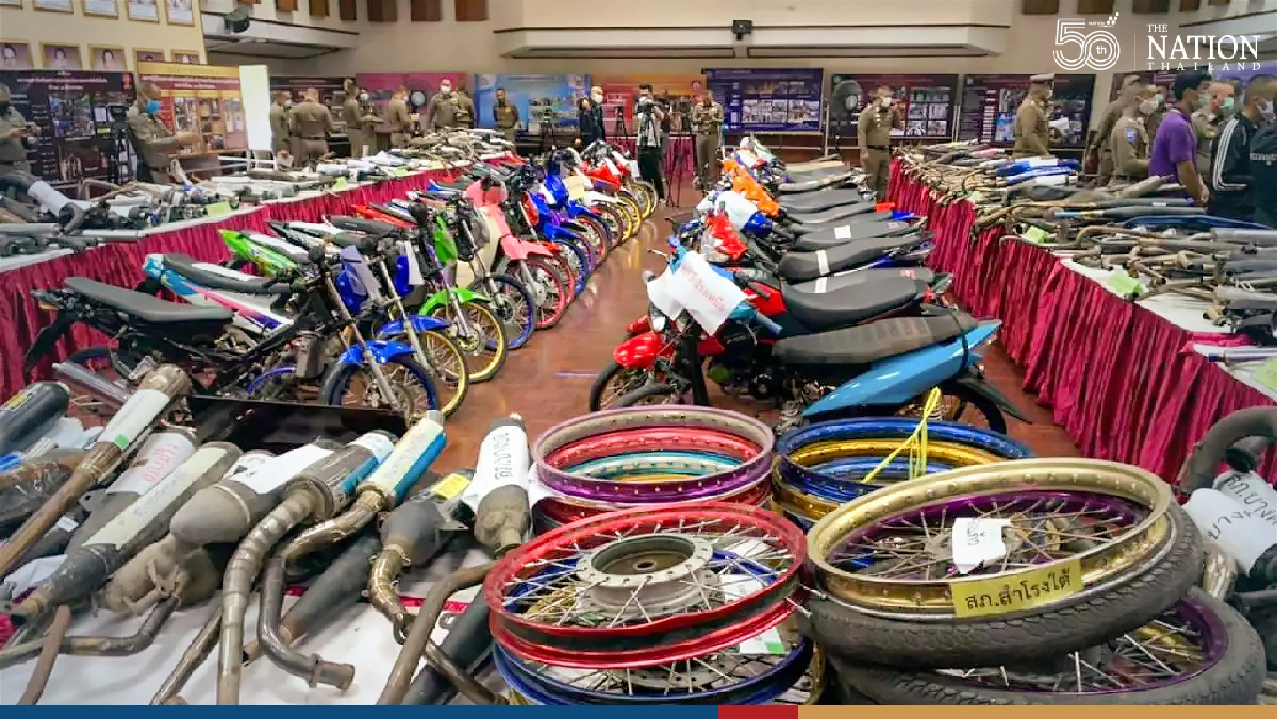 Over 300,000 motorcycles confiscated from illegal street racing