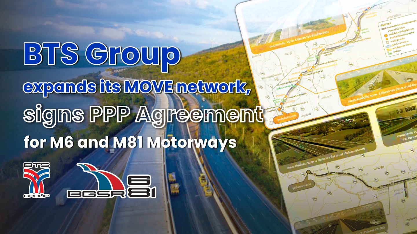 BTS Group Holdings Public Company Limited (BTS Group) expands its MOVE Network
