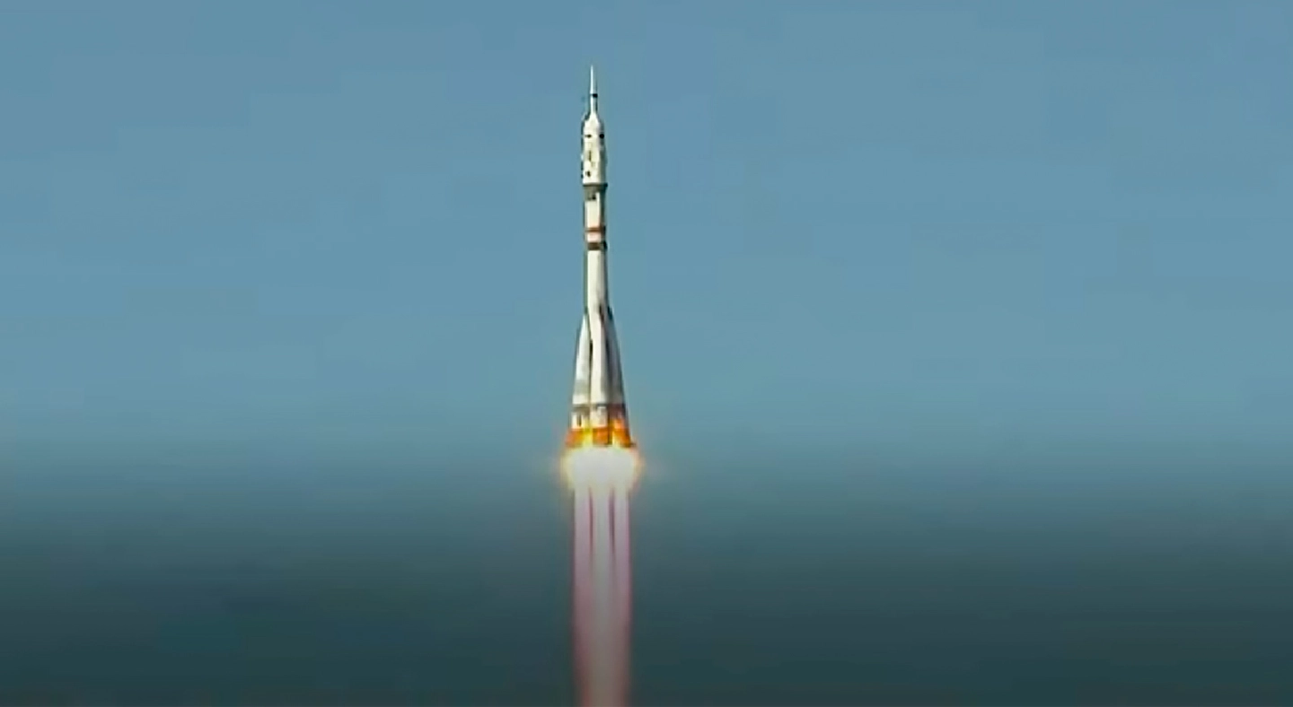 Lights, camera, blast off: Rocket launches Russian film crew to make first-ever feature in space