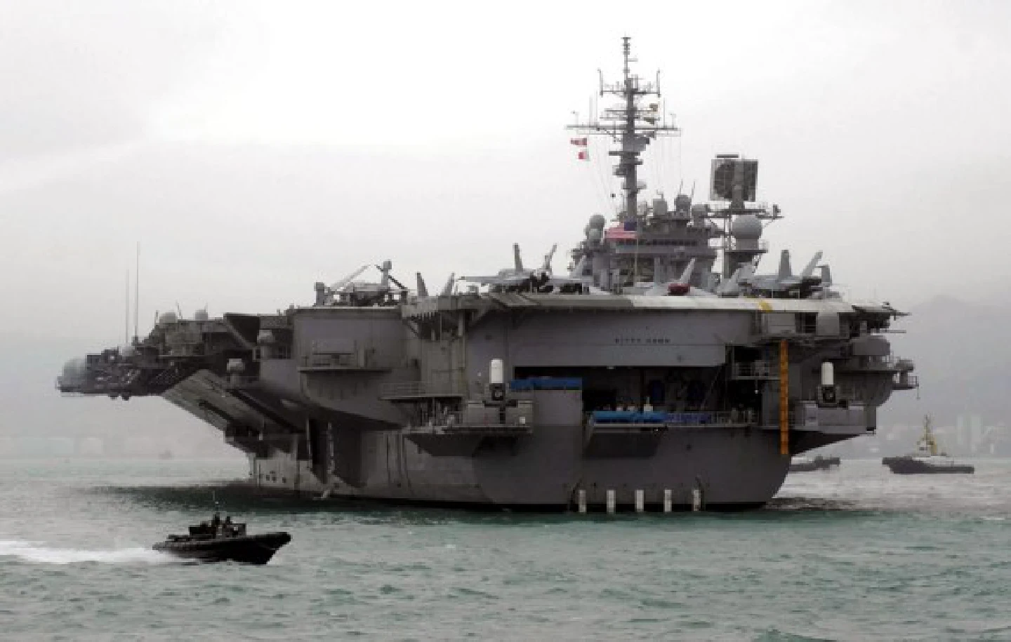 U.S. Navy sells two former aircraft carriers to shipbreaker for 1 cent each