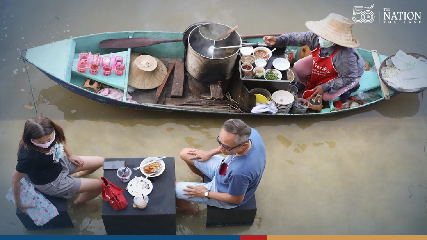 Ayutthaya resort owner makes floods into a tourist attraction