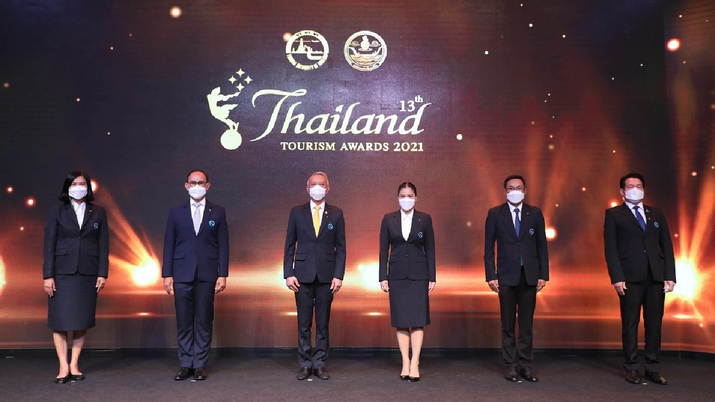 The 13th Thailand Tourism Awards Ceremony, 2021: Quality assurance of Thai tourism products and services to the world.