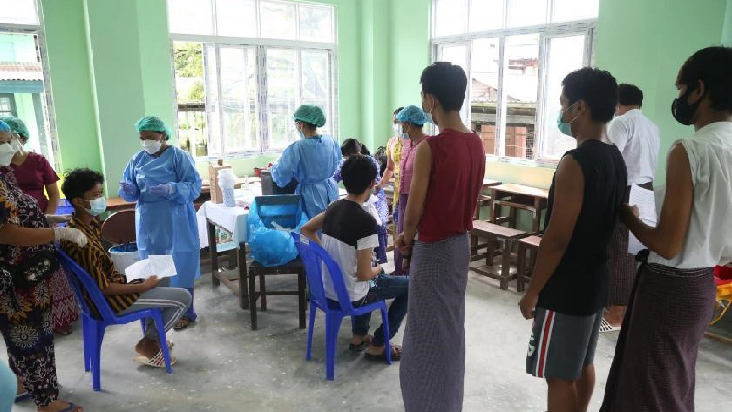 COVID-19 jab coverage reaches up to 35 percent of Myanmar’s population COVID-19 jab coverage reaches up to 35 percent of Myanmar’s population
