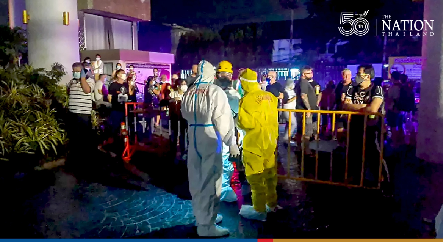 Guests break quarantine to flee fire Guests break quarantine to flee fire