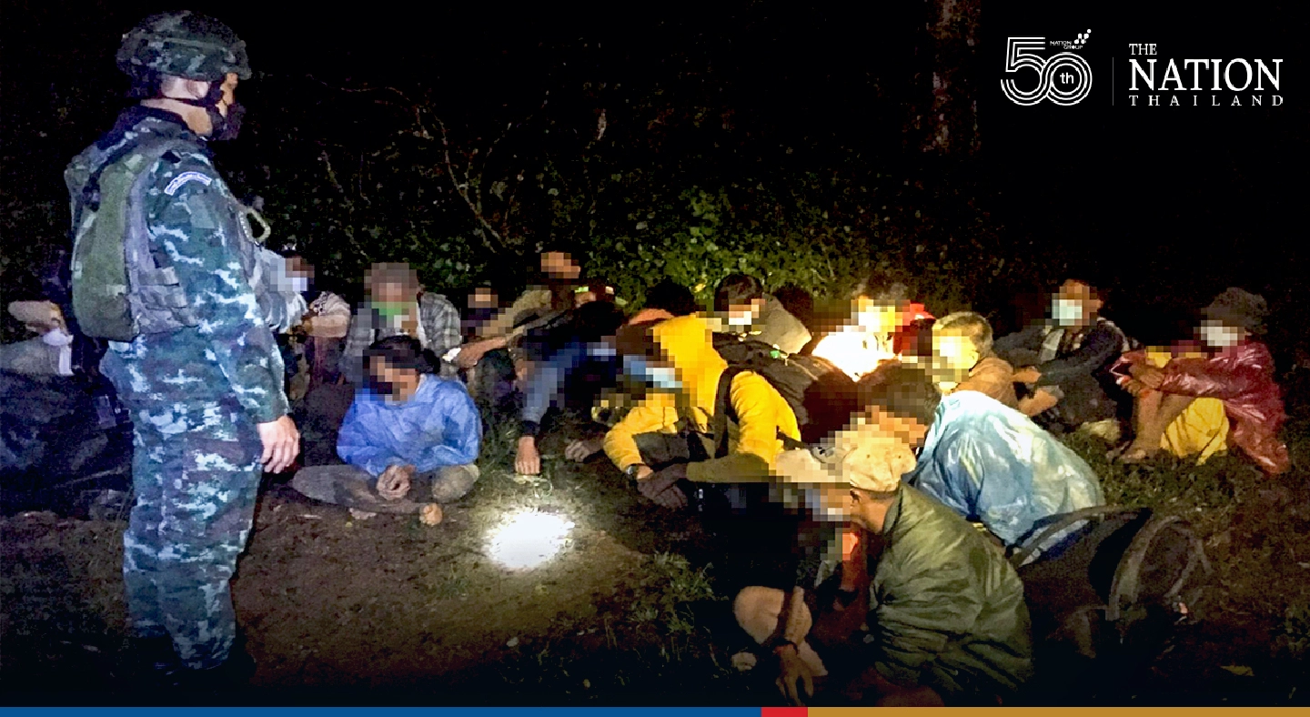 Chiang Mai task force arrests 48 from Myanmar for illegal entry Chiang Mai task force arrests 48 from Myanmar for illegal entry