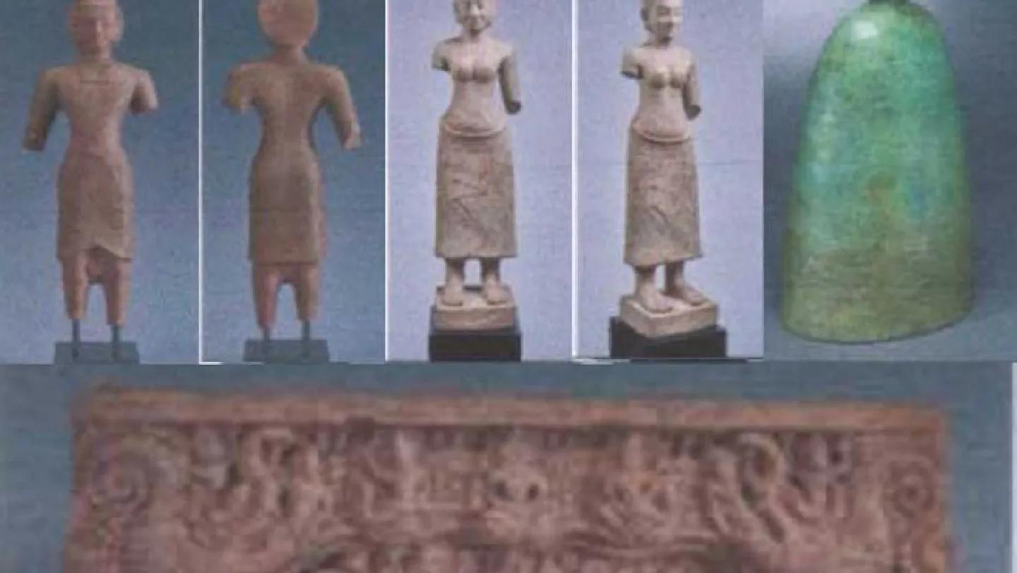Cambodias looted antiquities seized in US Cambodias looted antiquities seized in US