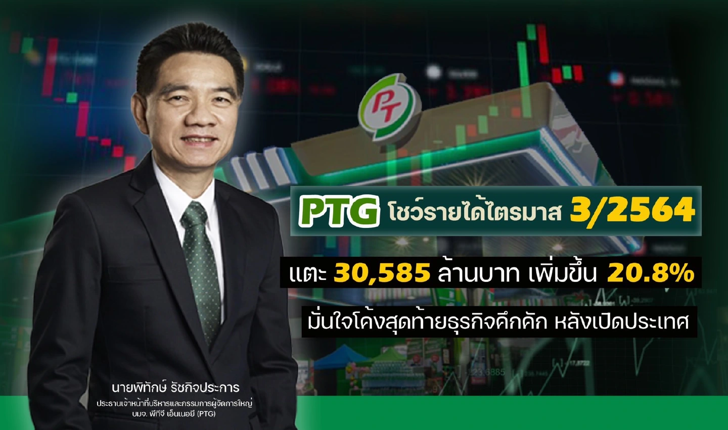PTG Energy reports 20.8% growth in Q3