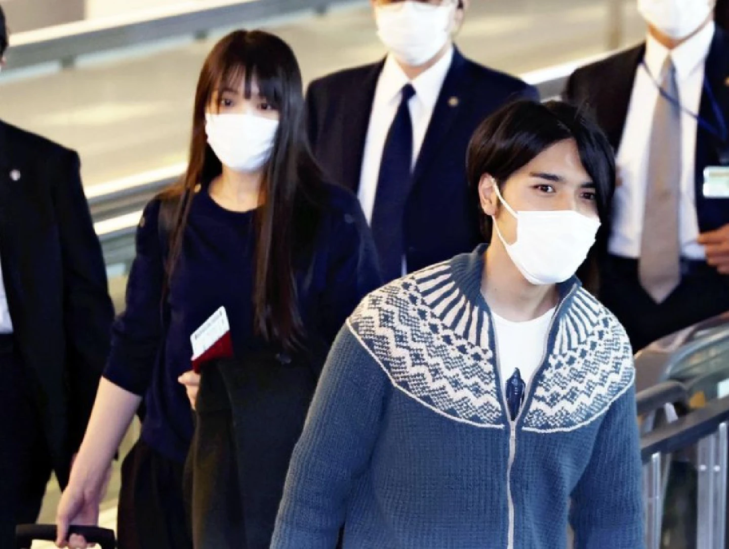 Former princess Mako Komuro leaves for N.Y. Former princess Mako Komuro leaves for N.Y.