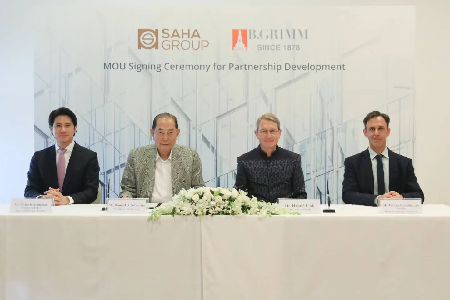 Saha Group and B.Grimm join forces on real estate development, industrial projects, and social engagement activities Saha Group and B.Grimm join forces on real estate development, industrial projects, and social engagement activities