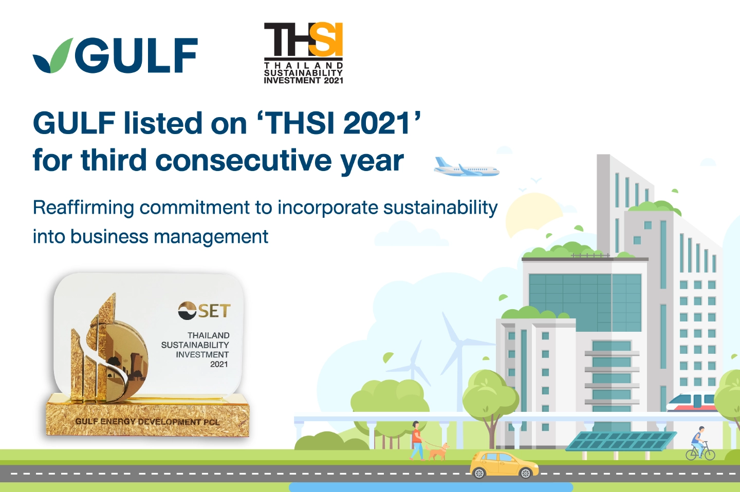 GULF listed on ‘THSI 2021’ for third consecutive year