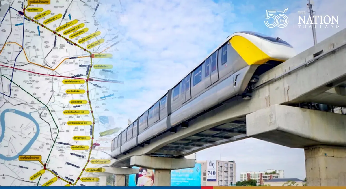Test run of Yellow Line monorail starts now