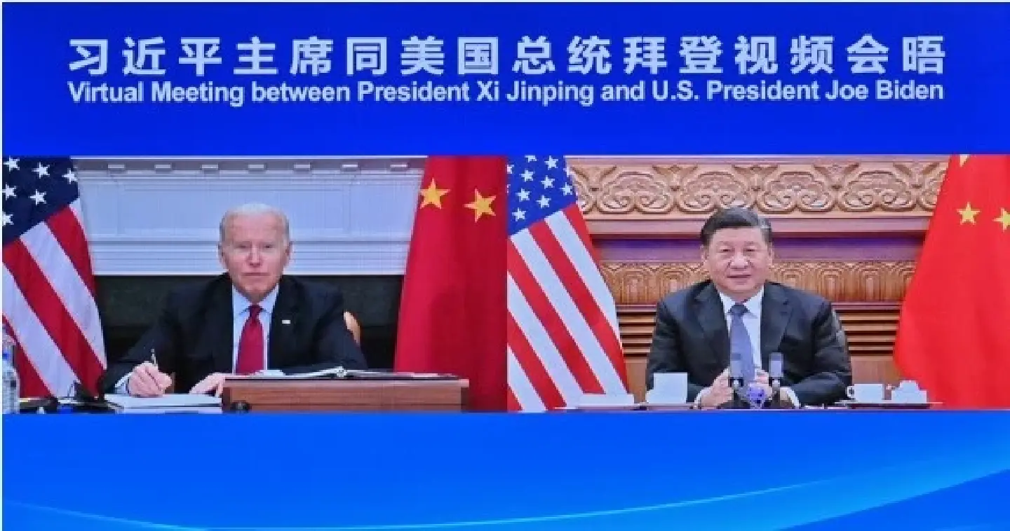 Experts say Xi-Biden virtual meeting sends positive signal on China-U.S. ties