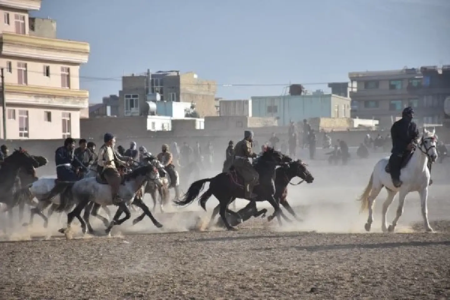 Buzkashi match in Afghanistan