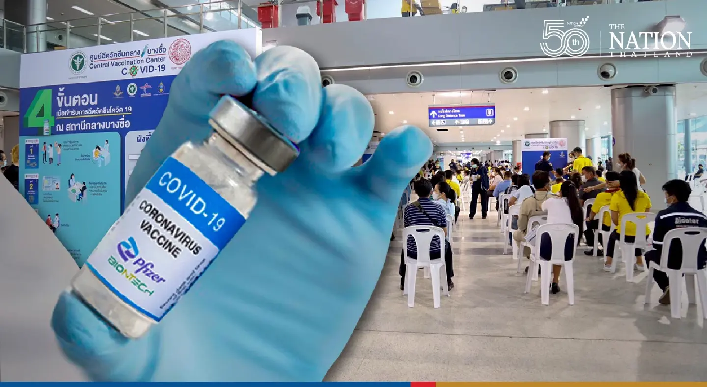 Bang Sue vaccination centre kicks off new round of Covid-19 jabs from Monday