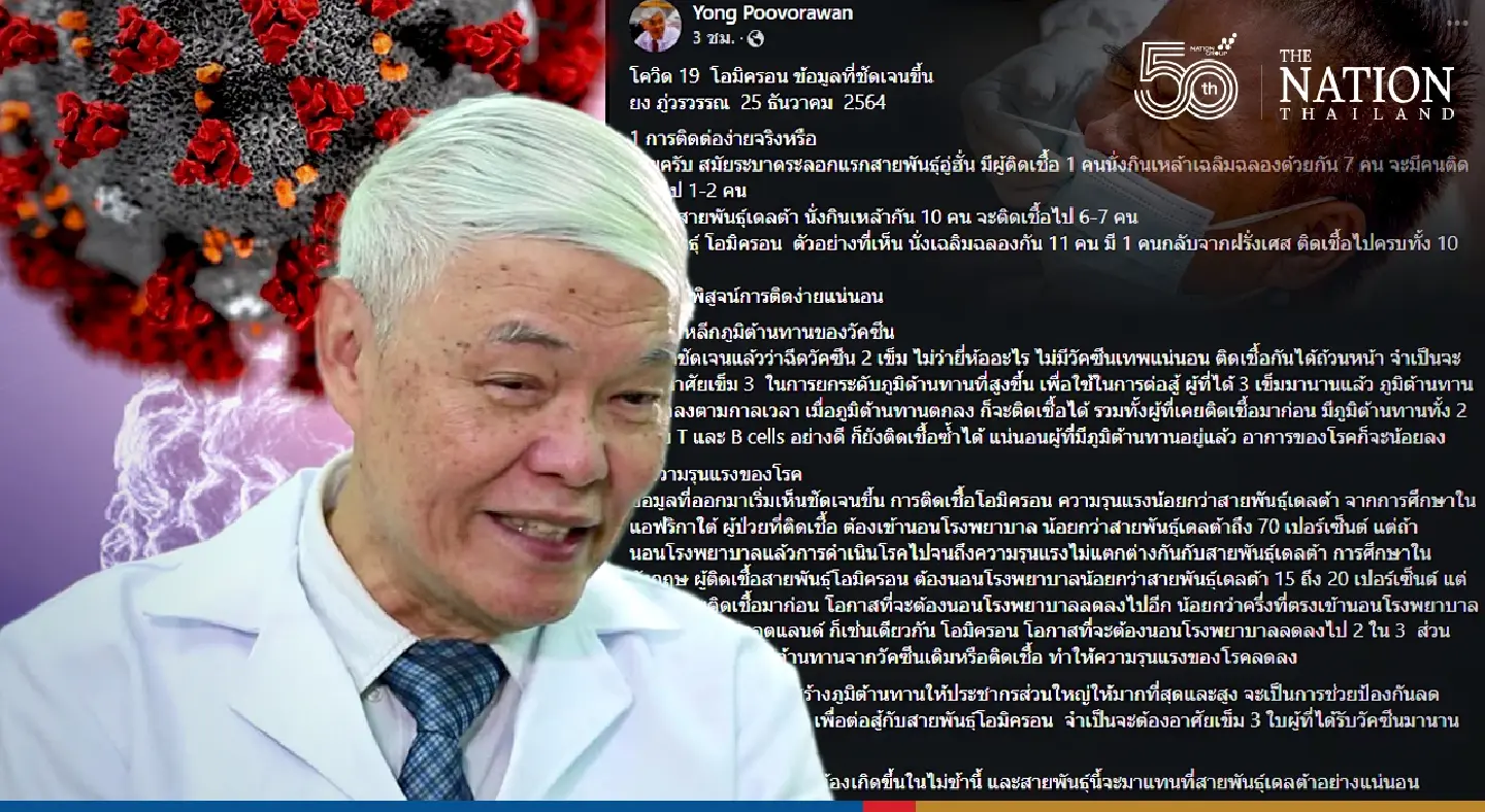 Top virologist answers questions about Omicron