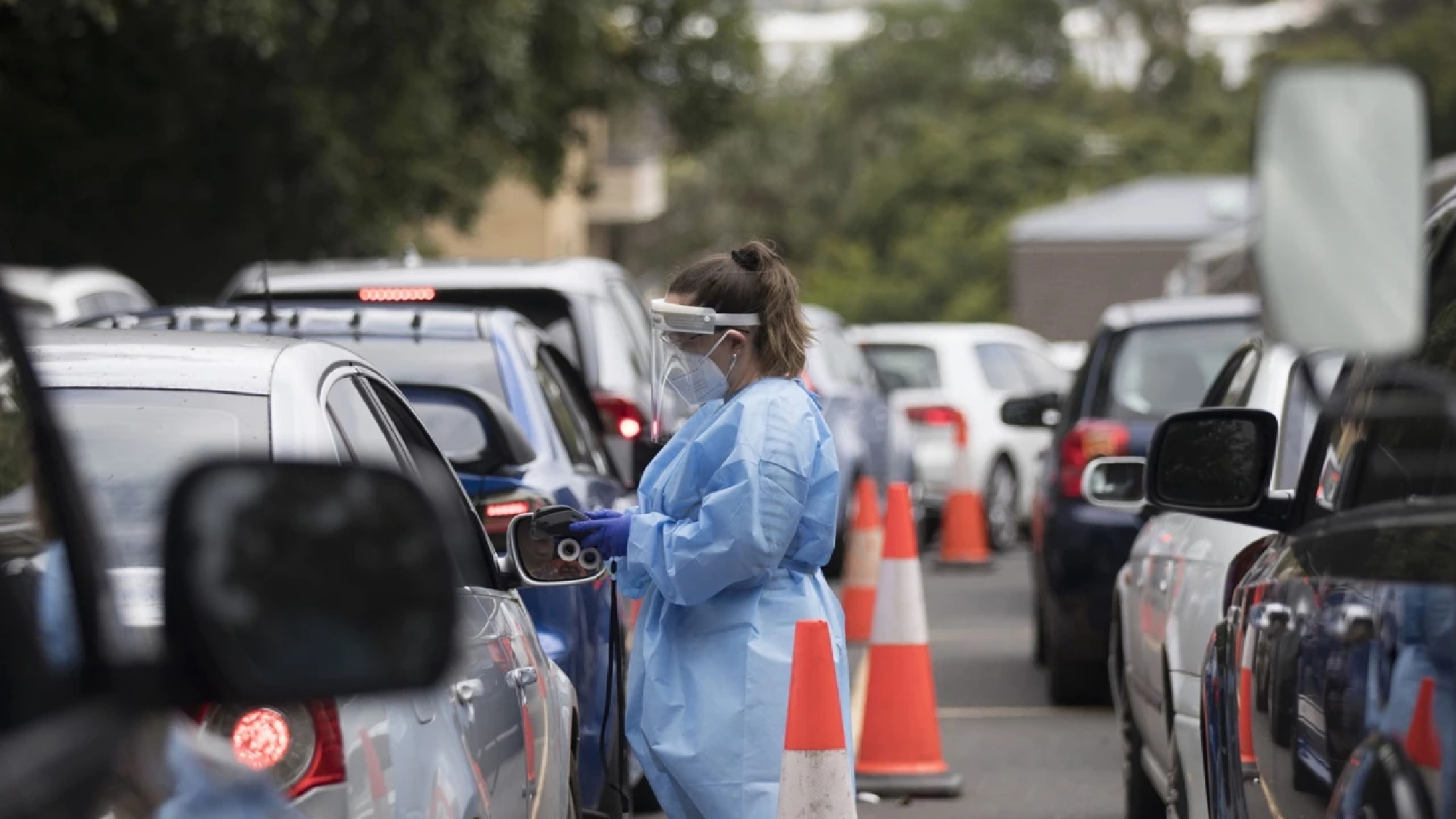 Australias daily Covid cases surge past 10,000 for first time