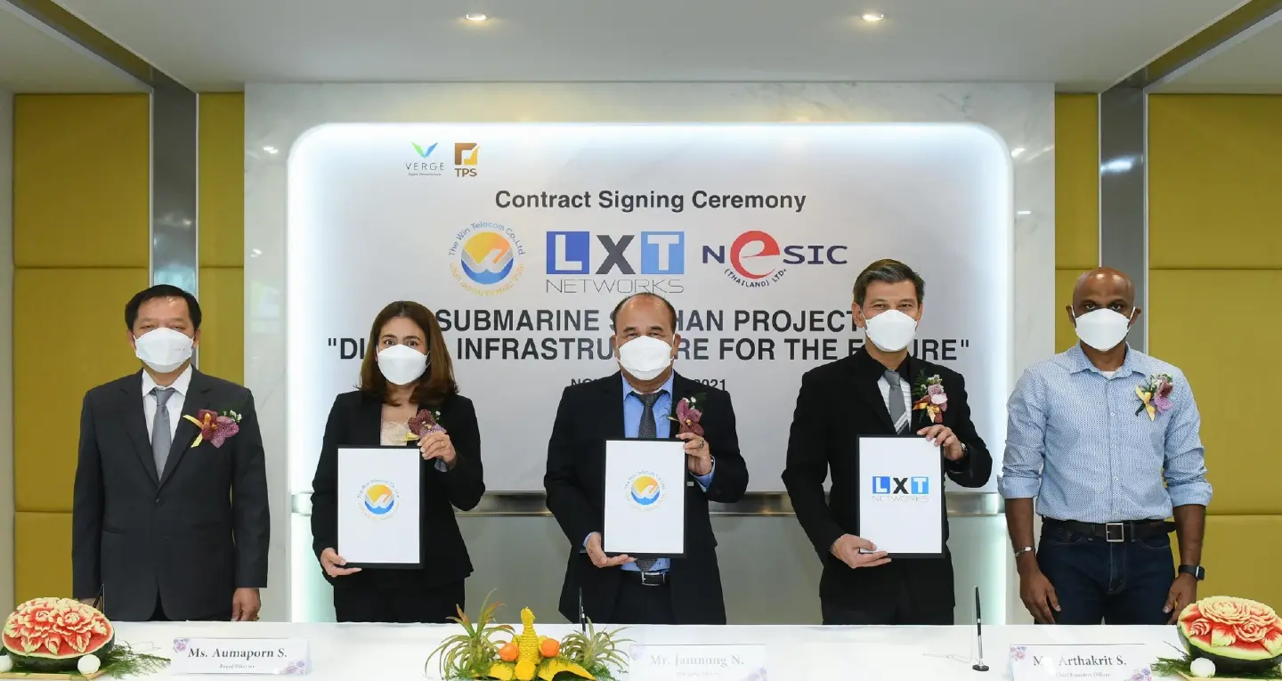 TPS Sending Subsidiary Company “The Win Telecom” Signing Contract with LXT Networks TPS Sending Subsidiary Company “The Win Telecom” Signing Contract with LXT Networks