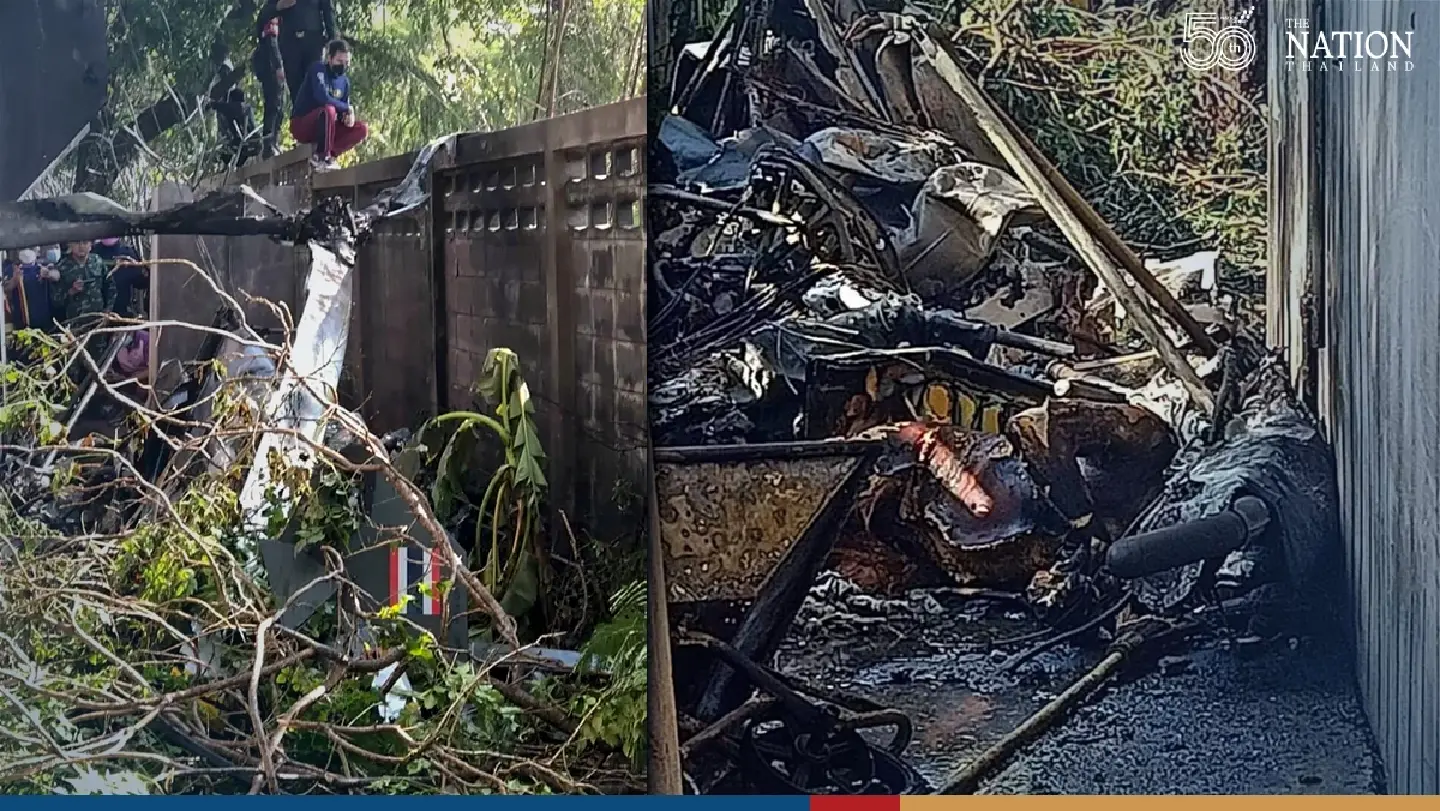 2 killed in Army helicopter crash in Nakhon Sawan