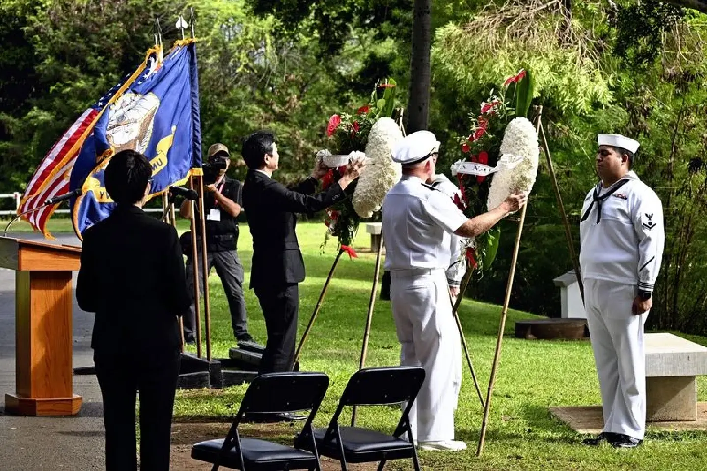 Japan, U.S. hold joint ceremony to commemorate victims of Pearl Harbor attack