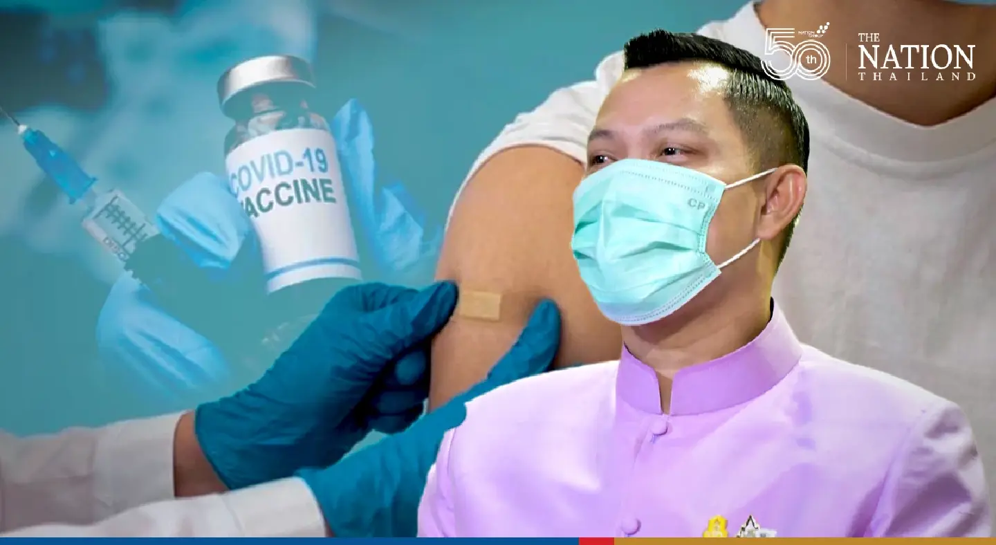 Prayut happy with Covid-19 vaccination progress Prayut happy with Covid-19 vaccination progress