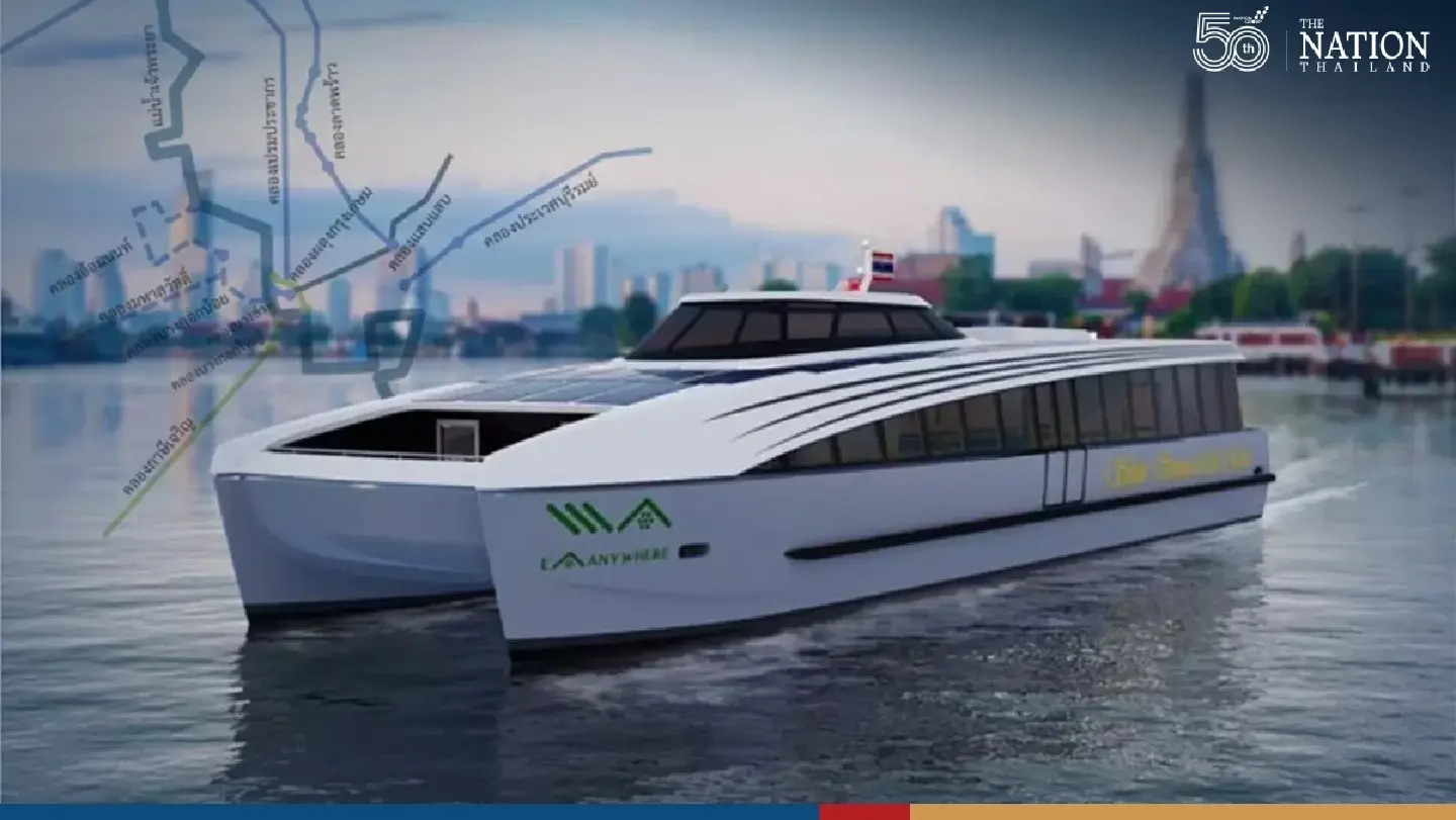 Bangkok’s electric boats running again