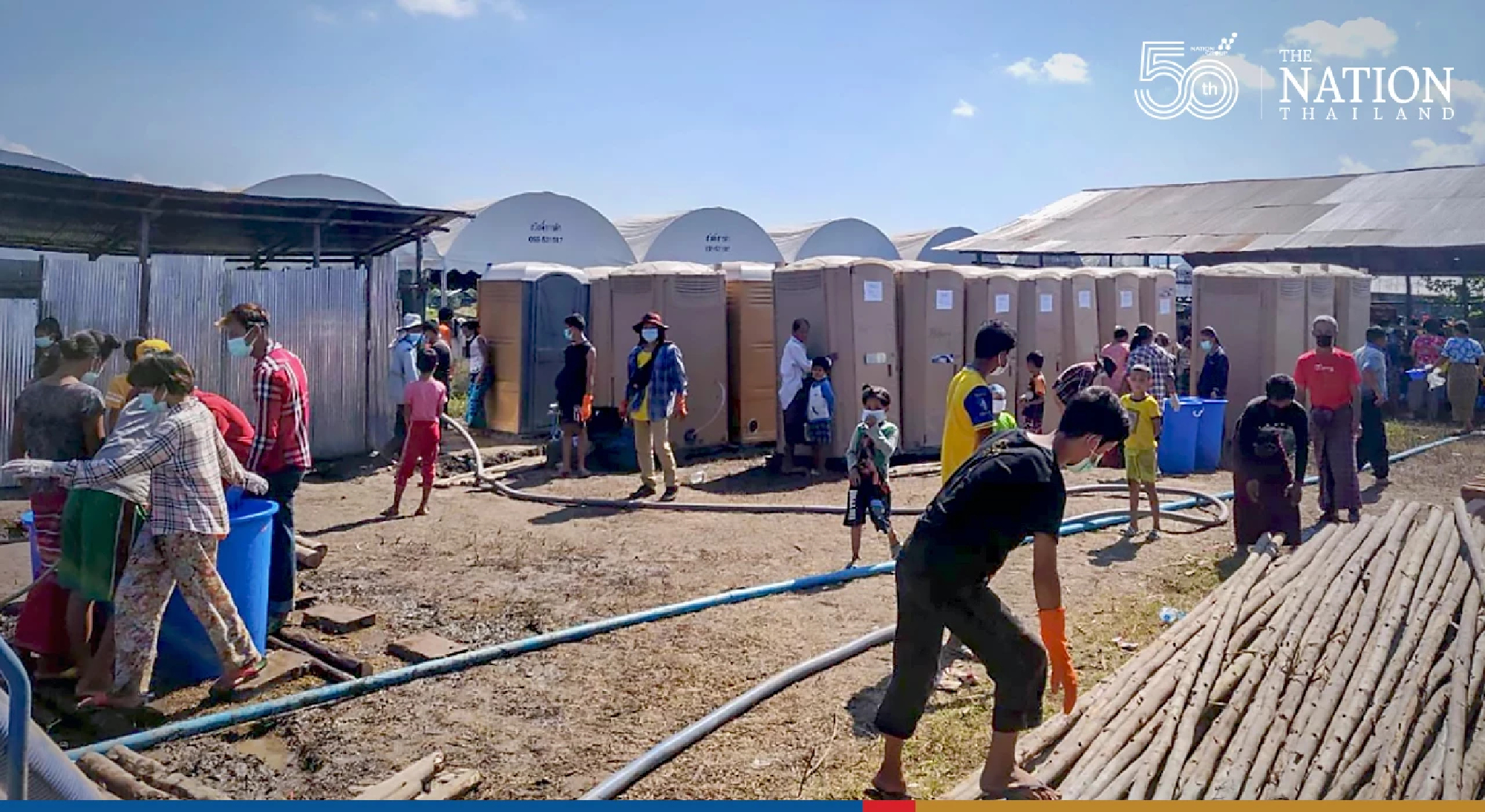 Naresuan Force helps Tak villagers affected by Myanmar conflict