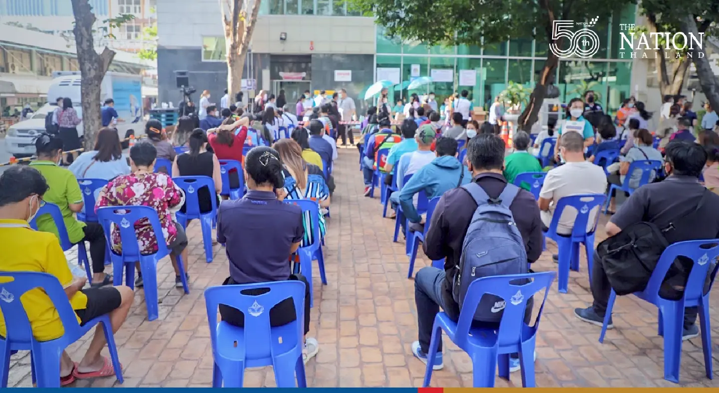 Long queues in Bangkok as GPO makes ATKs more affordable Long queues in Bangkok as GPO makes ATKs more affordable