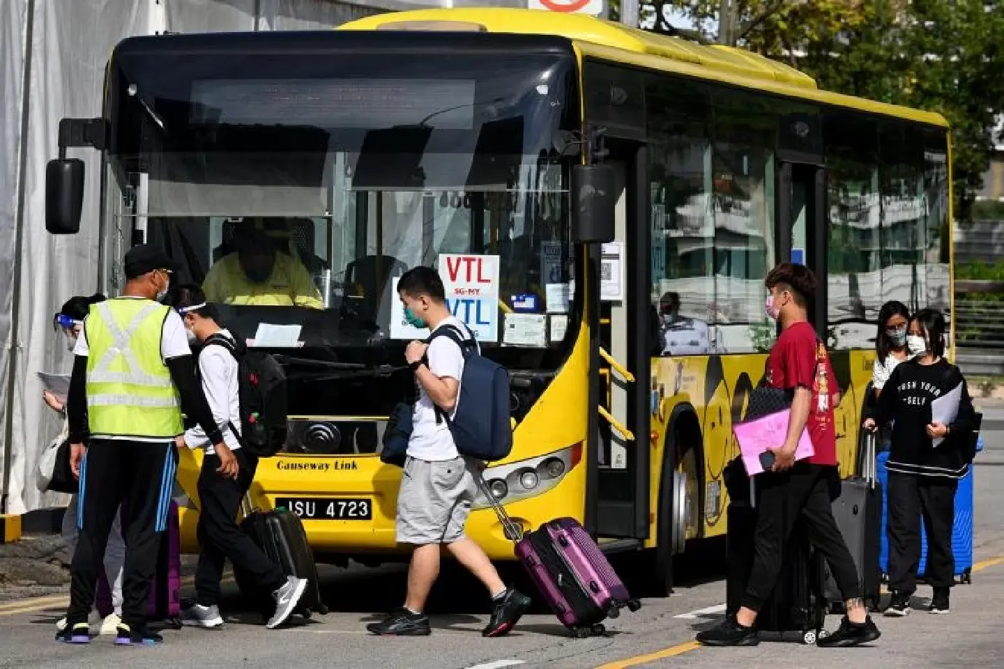 About 100,000 people have entered Singapore from Malaysia via land and air VTLs About 100,000 people have entered Singapore from Malaysia via land and air VTLs